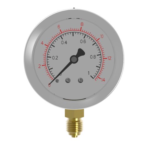 C103A | 63MM | Glycerine Filled | Bottom Mount | Pressure Gauge